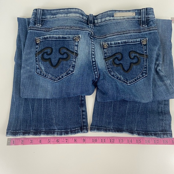 ReRock for Express Distressed Jeans Boot Size 8 - Picture 6 of 8